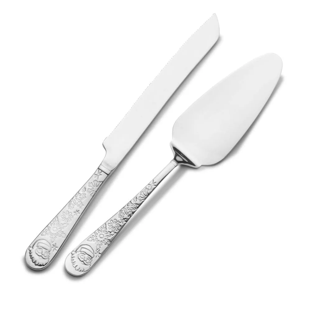 Towle® Everyday Santa 2 Piece Dessert Set- Cake Knives And Servers