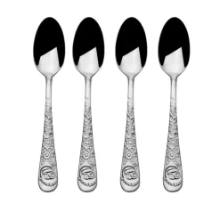 Towle® Everyday Santa Set of 4 Mini Coffee Spoons- Openstock|Sets