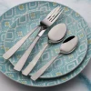 Pfaltzgraff® Satin Danford 24 Piece Flatware Set with Wire Caddy, Service for 6- Sets
