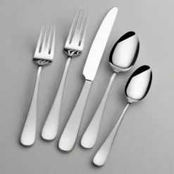 Gourmet Basics® Satin Symmetry 20 Piece Flatware Set, Service for 4- Sets