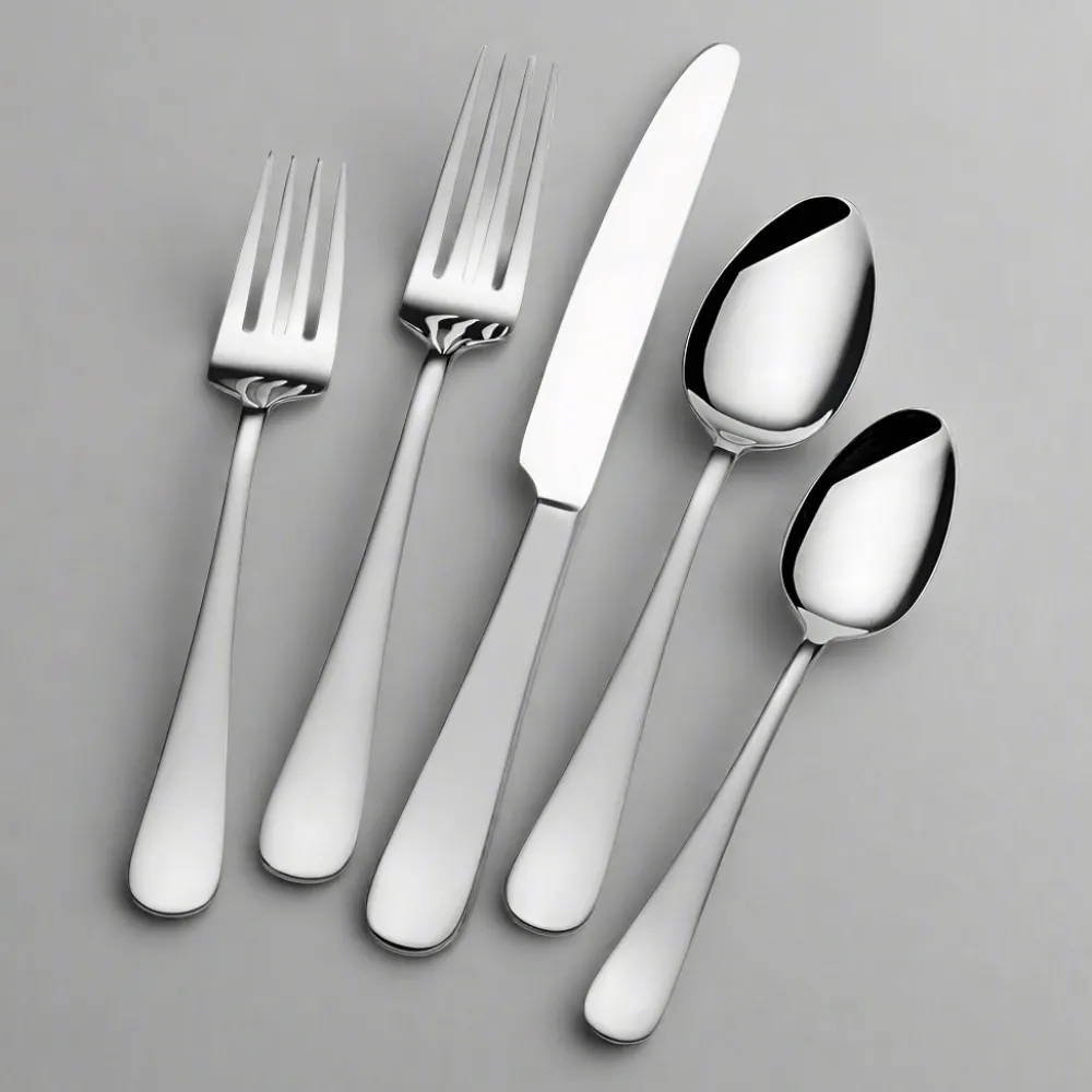Gourmet Basics® Satin Symmetry 20 Piece Flatware Set, Service for 4- Sets