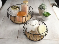 Gourmet Basics® Savannah 2 Tier Fruit Storage Basket- Fruit And Storage Baskets