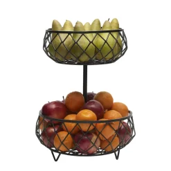 Scott Living Catalyst 2 Tier Storage Basket- Fruit And Storage Baskets