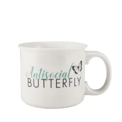 Pfaltzgraff® Sentiment Mugs Antisocial Butterfly Mug- Coffee Mugs