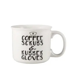 Pfaltzgraff® Sentiment Mugs Coffee Scrubs and Rubber Gloves Mug- Coffee Mugs