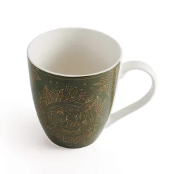 Pfaltzgraff® Sentiment Mugs Deck The Halls Metallic Mug- Coffee Mugs