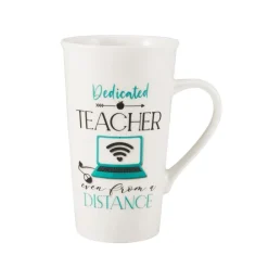Pfaltzgraff® Sentiment Mugs Dedicated Teacher From Distance Latte Mug- Coffee Mugs