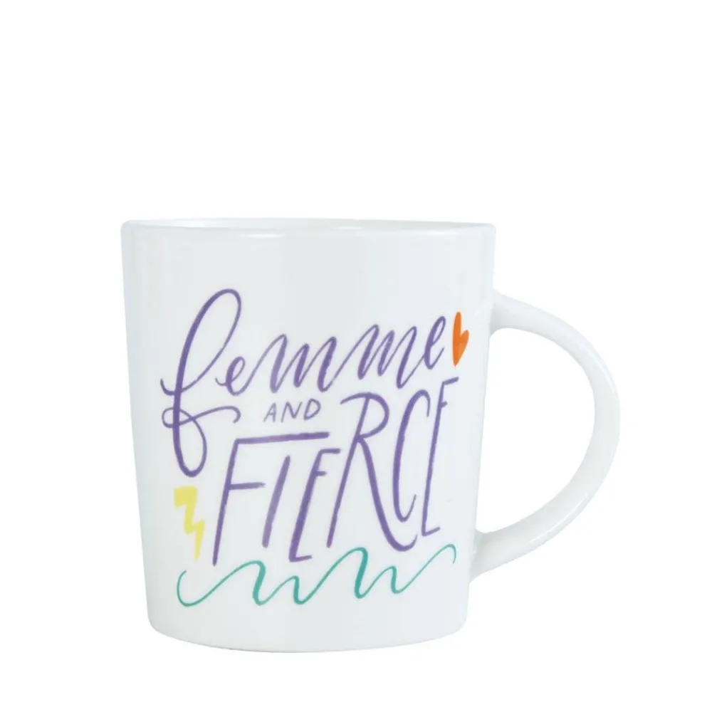 Pfaltzgraff® Sentiment Mugs Femme And Fierce Mug- Coffee Mugs