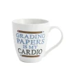 Pfaltzgraff® Sentiment Mugs Grading Papers Is My Cardio Mug- Coffee Mugs