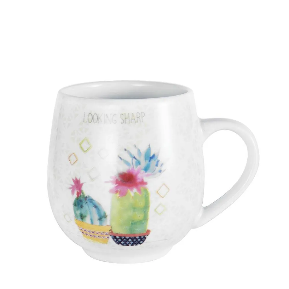 Pfaltzgraff® Sentiment Mugs Looking Sharp Succulent Mug- Coffee Mugs