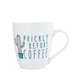 Pfaltzgraff® Sentiment Mugs Prickly Before Coffee Cactus Mug- Coffee Mugs