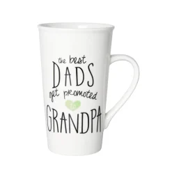 Pfaltzgraff® Sentiment Mugs The Best Dads Get Promoted To Grandpa Latte Mug- Coffee Mugs