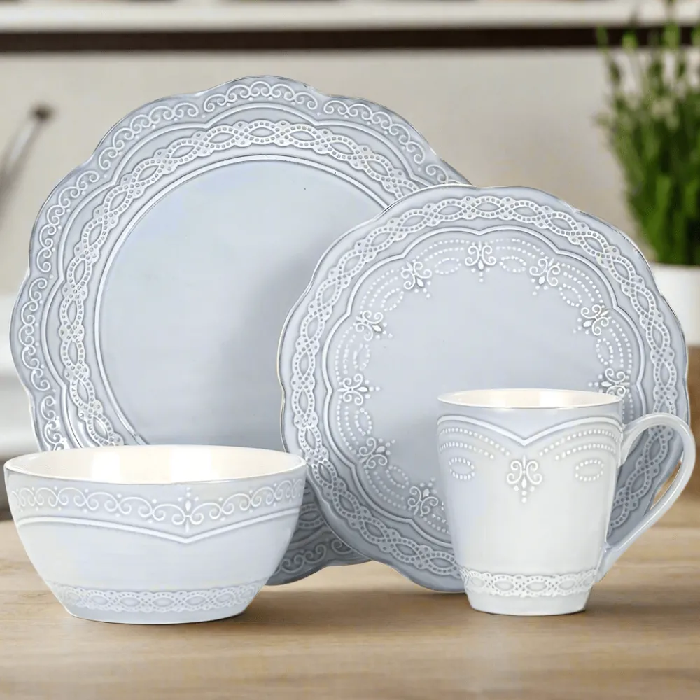 Pfaltzgraff® Serephina 16 Piece Dinnerware Set, Service for 4- Dinnerware Service For 4