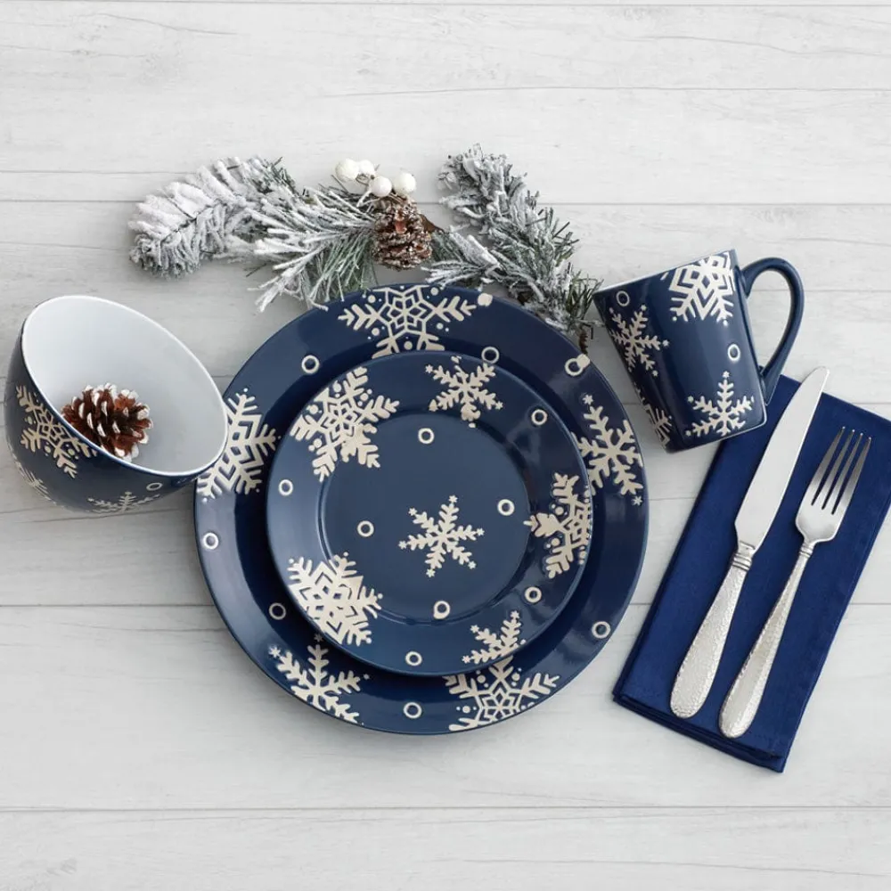 Pfaltzgraff® Snow Flurry Set of 4 Dinner Plates- Dinner Plates