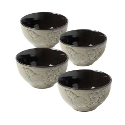 Gourmet Basics® Song Bird Set of 4 Fruit Bowls- Fruit Bowls