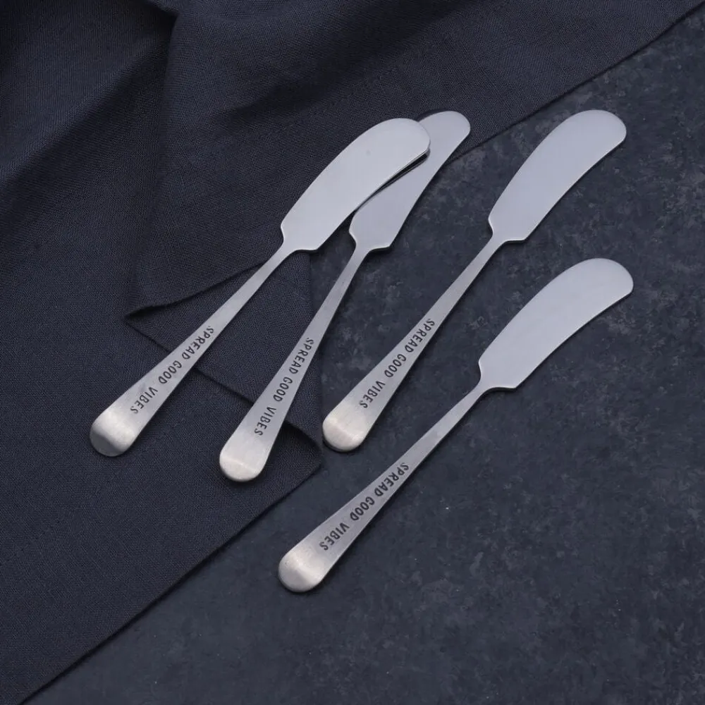 Towle® Living Spread Good Vibes Set of 4 Spreaders- Openstock