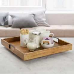 Gourmet Basics® Square Lazy Susan Serving Tray- Lazy Susans