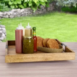 Gourmet Basics® Square Lazy Susan Serving Tray- Lazy Susans