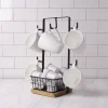 Gourmet Basics® Stella Mug Tree with Storage Basket- Fruit And Storage Baskets