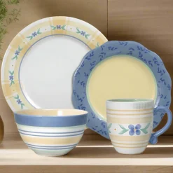 Pfaltzgraff® Summer Breeze Dinnerware Set- Dinnerware Service For 8|Dinnerware Service For 4