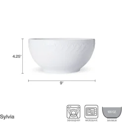 Pfaltzgraff® Sylvia Round Vegetable Bowl- Serve Bowls