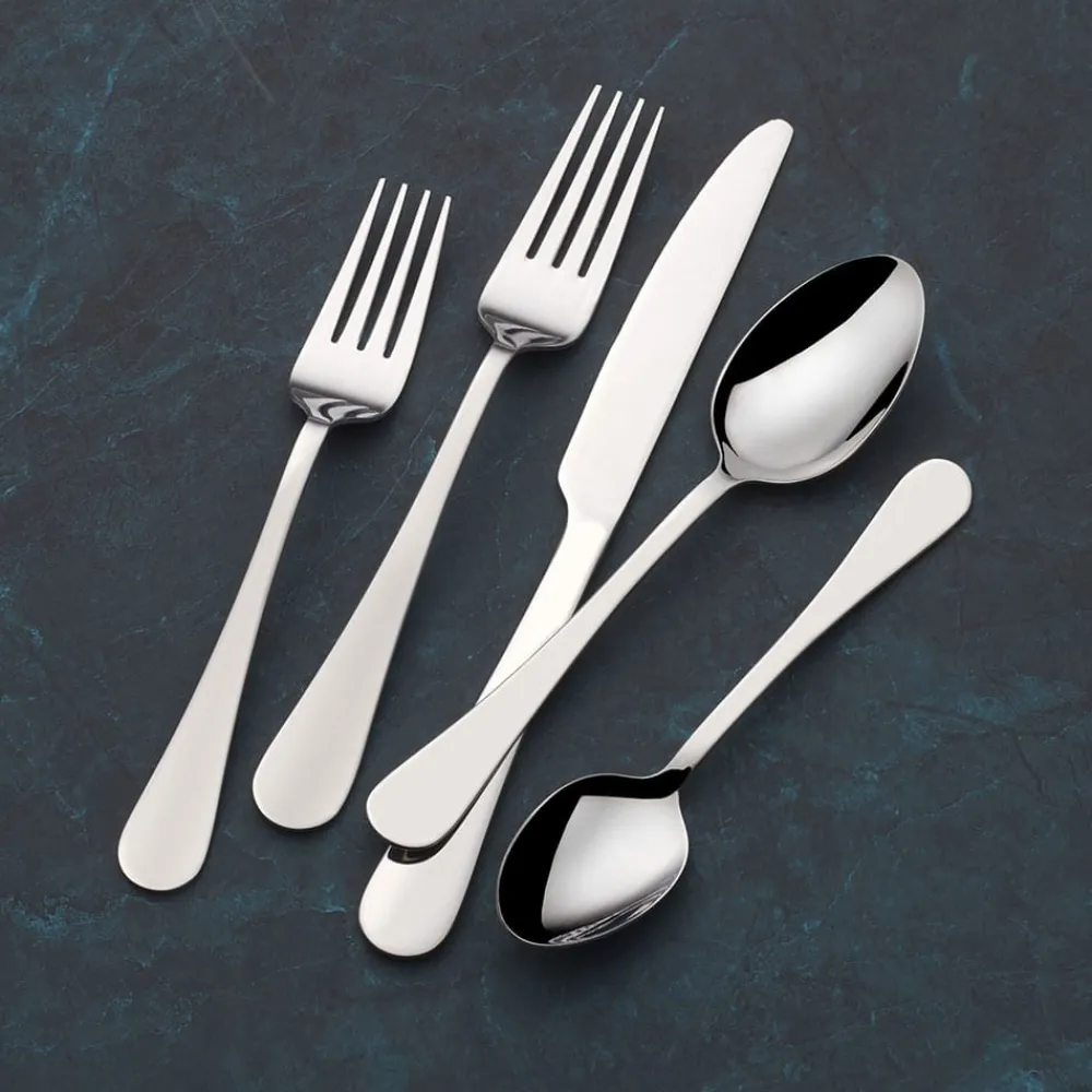 Gourmet Basics® Symmetry 20 Piece Flatware Set, Service for 4- Sets