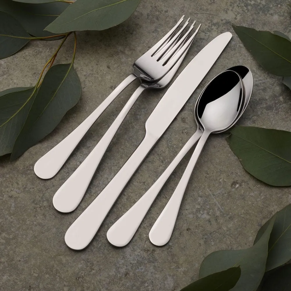 Gourmet Basics® Symmetry 20 Piece Flatware Set, Service for 4- Sets