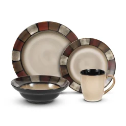 Pfaltzgraff® Taos 16 Piece Dinnerware Set, Service for 4- Dinnerware Service For 8|Dinnerware Service For 4