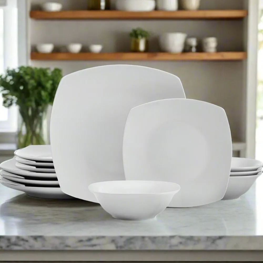Studio Nova Tara 12 Piece Dinnerware Set, Service for 4- Dinnerware Service For 4