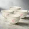 Pfaltzgraff® Tea Rose Set of 4 Dessert Bowls- Fruit Bowls