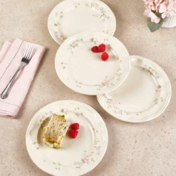 Pfaltzgraff® Tea Rose Set of 4 Luncheon Plates- Salad Plates