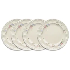 Pfaltzgraff® Tea Rose Set of 4 Luncheon Plates- Salad Plates