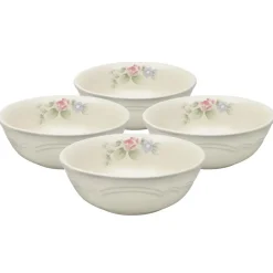 Pfaltzgraff® Tea Rose Set of 4 Soup Cereal Bowls- Soup Cereal Bowls
