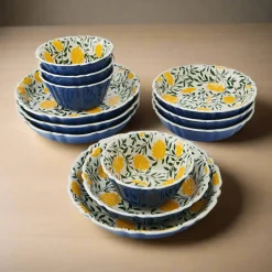 Pfaltzgraff® Tranquil Elegance 12 Piece Dinnerware Bowl Set, Service for 4- Dinnerware Service For 4
