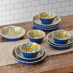Pfaltzgraff® Tranquil Elegance 12 Piece Dinnerware Bowl Set, Service for 4- Dinnerware Service For 4