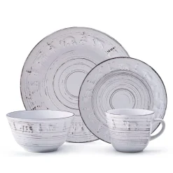 Pfaltzgraff® Trellis Lodge White 16 Piece Dinnerware Set, Service for 4- Dinnerware Service For 4