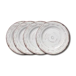 Pfaltzgraff® Trellis White Set of 4 Salad Plates- Salad Plates