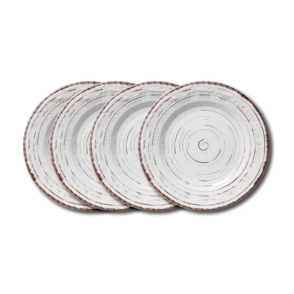 Pfaltzgraff® Trellis White Set of 4 Salad Plates- Salad Plates