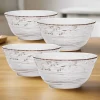 Pfaltzgraff® Trellis White Set of 4 Soup Cereal Bowls- Soup Cereal Bowls