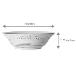 Pfaltzgraff® Trellis White Vegetable Serve Bowl- Serve Bowls
