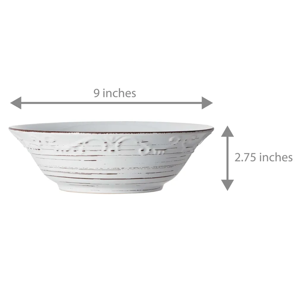Pfaltzgraff® Trellis White Vegetable Serve Bowl- Serve Bowls