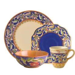Pfaltzgraff® Villa della Luna® Blue Dinnerware Set- Dinnerware Service For 8|Dinnerware Service For 4