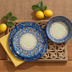 Pfaltzgraff® Villa della Luna® Outdoor Melamine Dinnerware Set- Dinnerware Service For 8|Dinnerware Service For 4