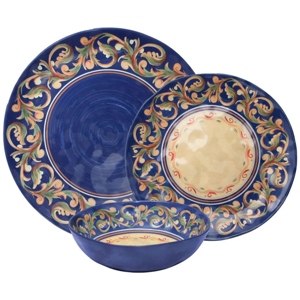 Pfaltzgraff® Villa della Luna® Outdoor Melamine Dinnerware Set- Dinnerware Service For 8|Dinnerware Service For 4