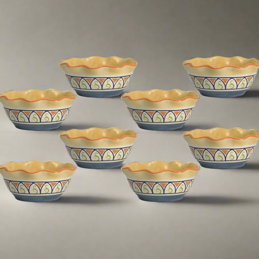 Pfaltzgraff® Villa della Luna® Set of 8 Sauce Side Bowls- Fruit Bowls