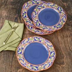 Pfaltzgraff® Villa della Luna® Set of 4 Scalloped Dinner Plates- Dinner Plates
