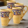 Pfaltzgraff® Villa della Luna® Set of 4 Latte Mugs- Coffee Mugs