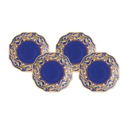 Pfaltzgraff® Villa della Luna® Set of 4 Blue Salad Plates- Salad Plates
