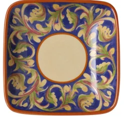 Pfaltzgraff® Villa della Luna® Square Ceramic Wine Tapas Plate- Appetizer Plates