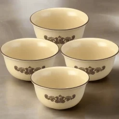 Pfaltzgraff® Village Set of 4 Deep Soup Cereal Bowls- Soup Cereal Bowls